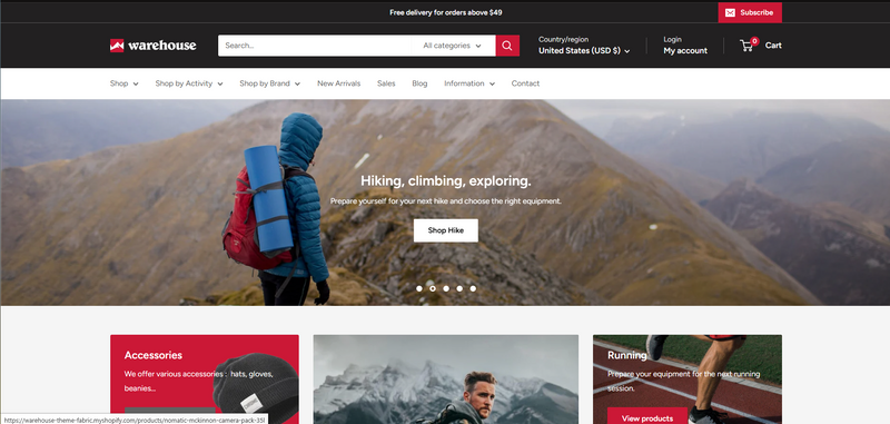 Scale Warehouse Theme